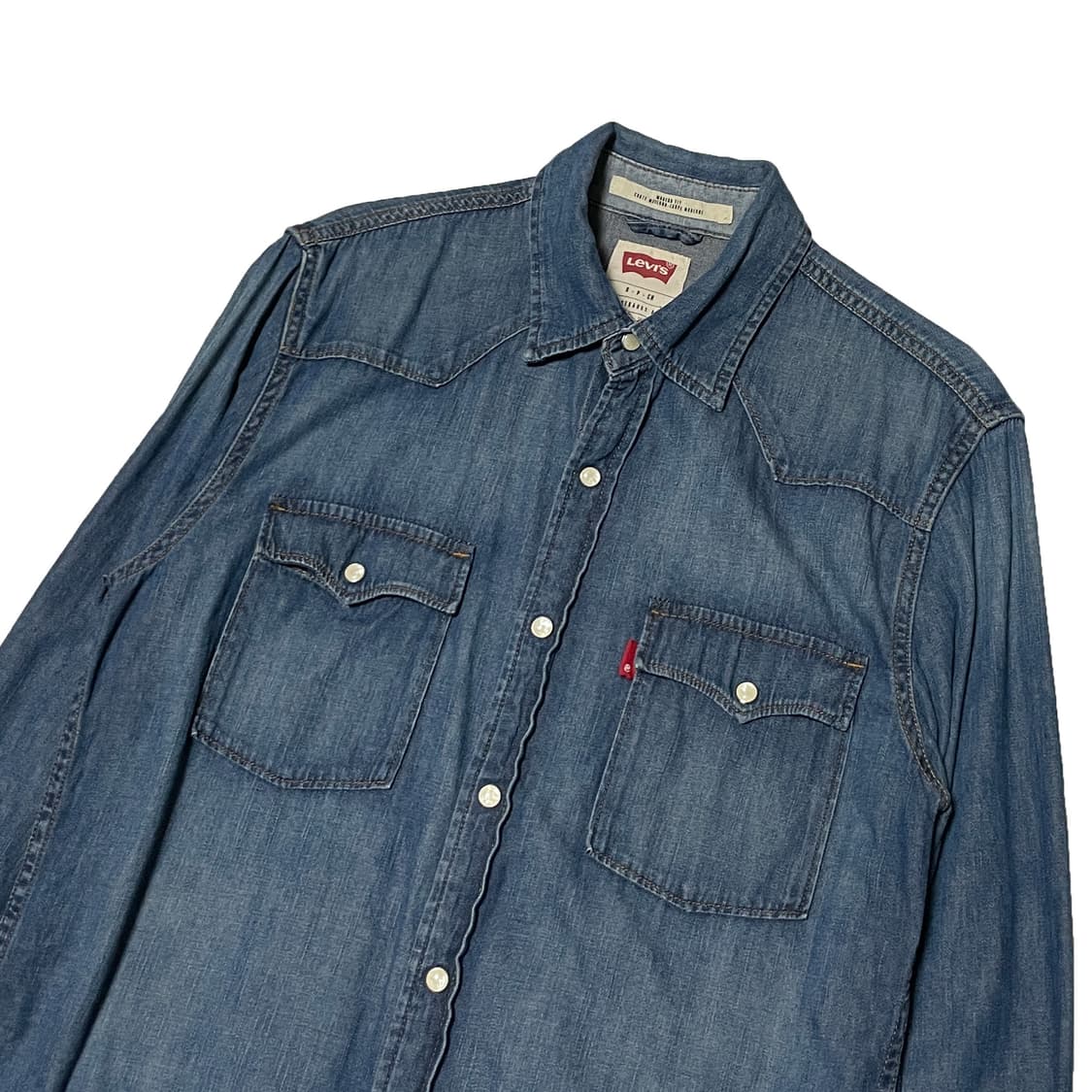 리바이스 블랭크탭 웨턴 데님 셔츠 상품이미지3