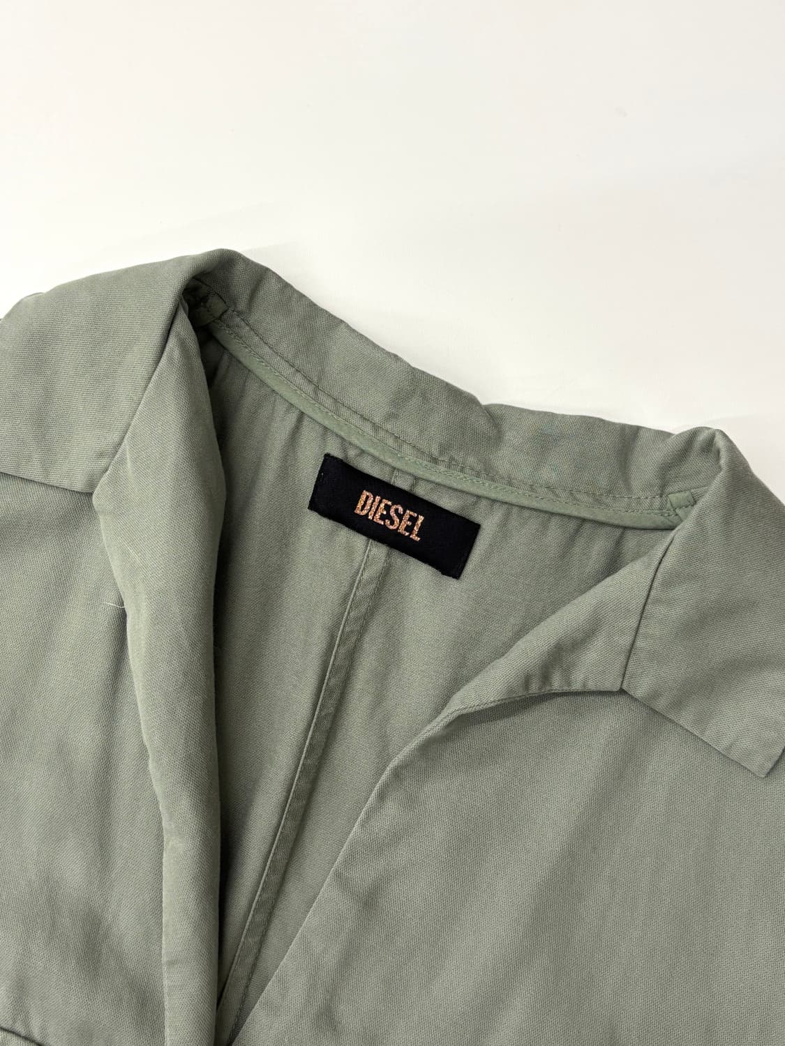 Diesel 디젤 카키그린 레이스 슬리블리스 원피스 상품이미지7