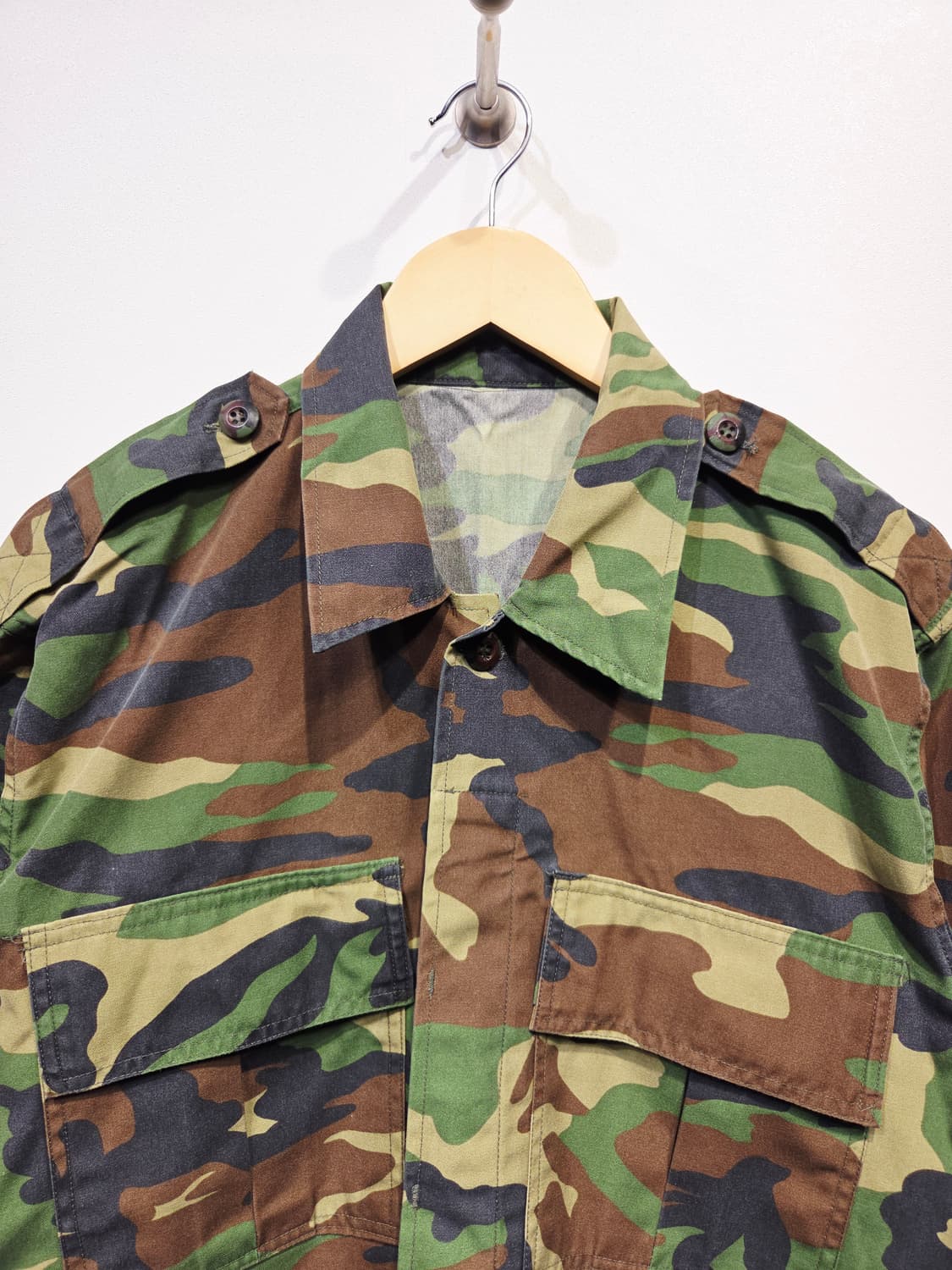 빈티지 우드랜드 카모플라쥬 밀리터리 야상 BDU 자켓 상품이미지3