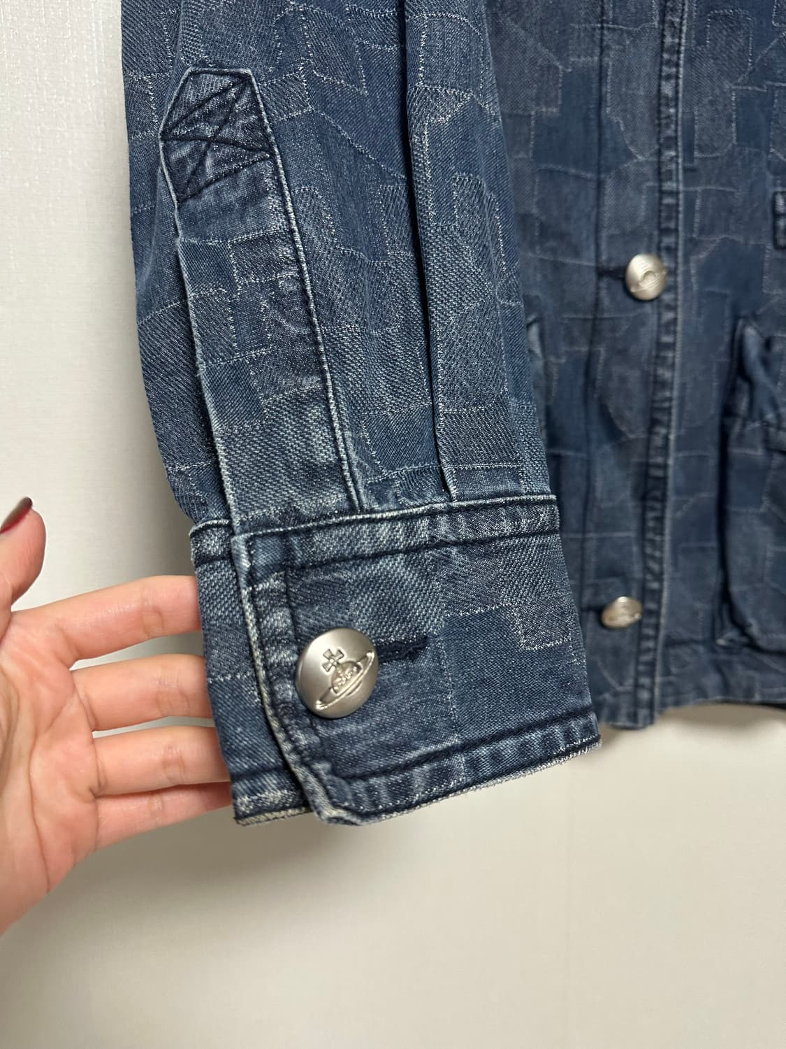 비비안웨스트우드 드로우스트링 데님자켓 상품이미지4