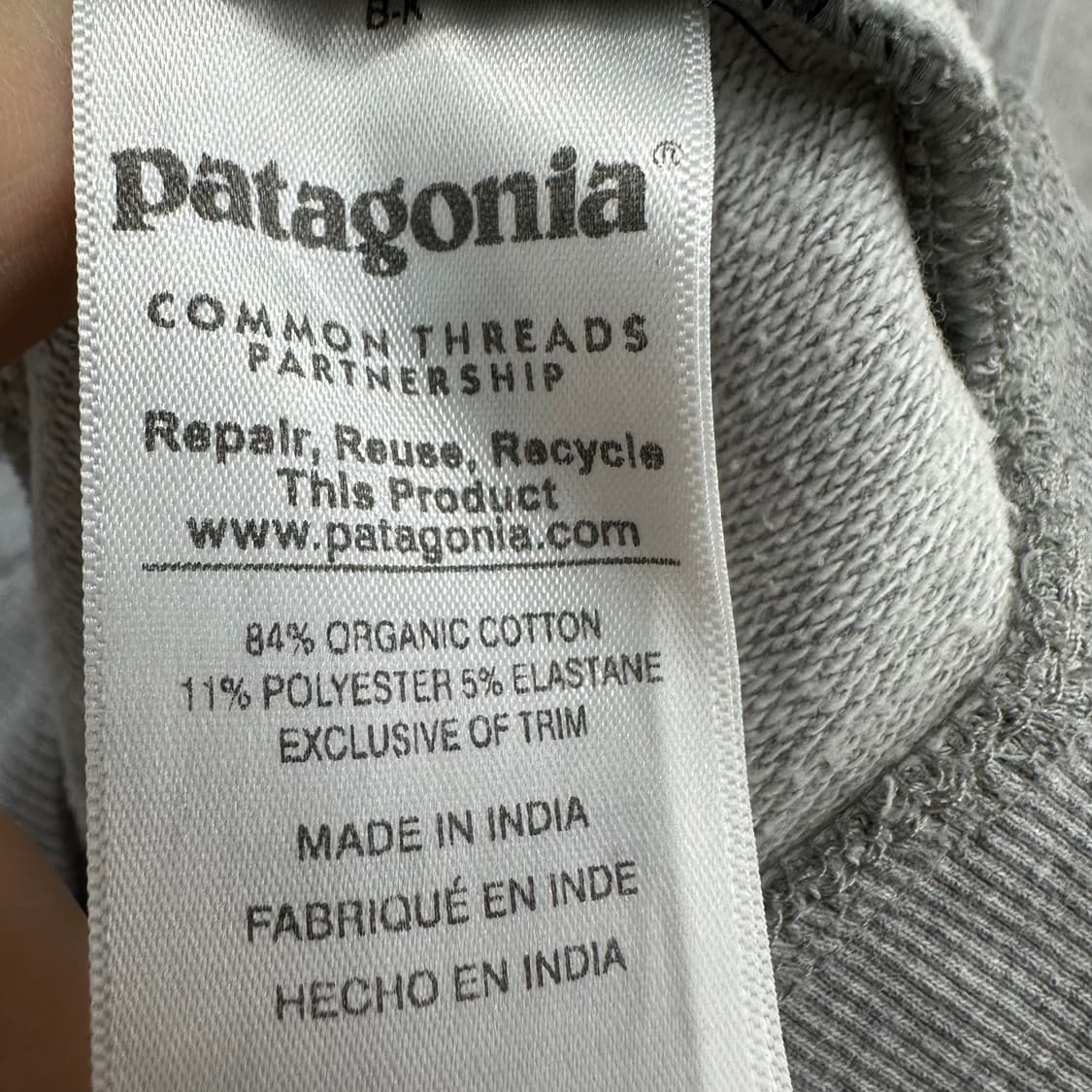 95 파타고니아 남자 루즈핏 롱 후드티 상품이미지4