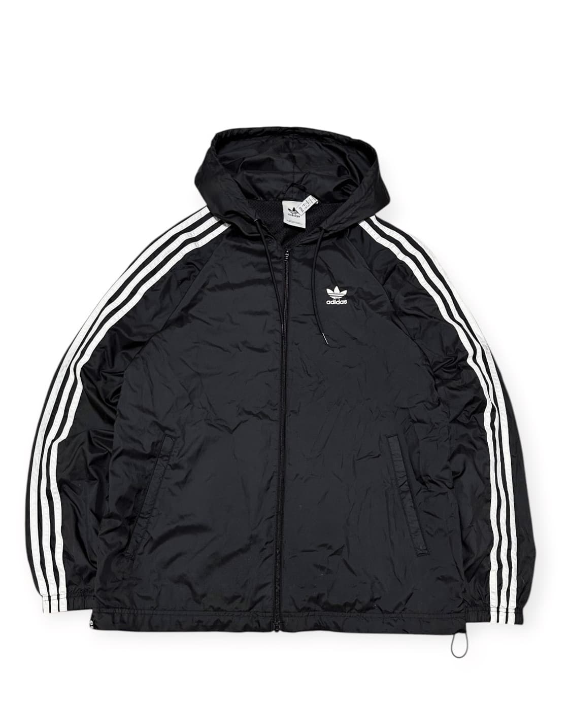 아디다스 파이어버드 블랙 후드 바람막이 상품이미지1