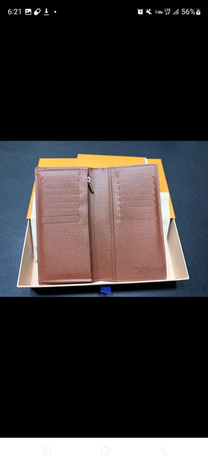 (풀구성,새상품급) 루이비통 브라짜 모노그램 이클립스 장지갑 상품이미지5