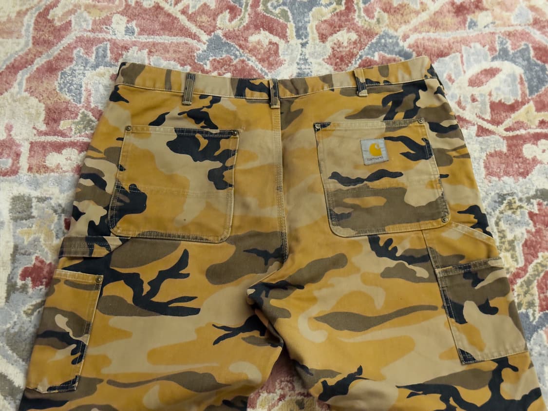 [칼하트WIP] 04년 아카이브 덕헌터카모 더블니 40 극와이드 상품이미지5