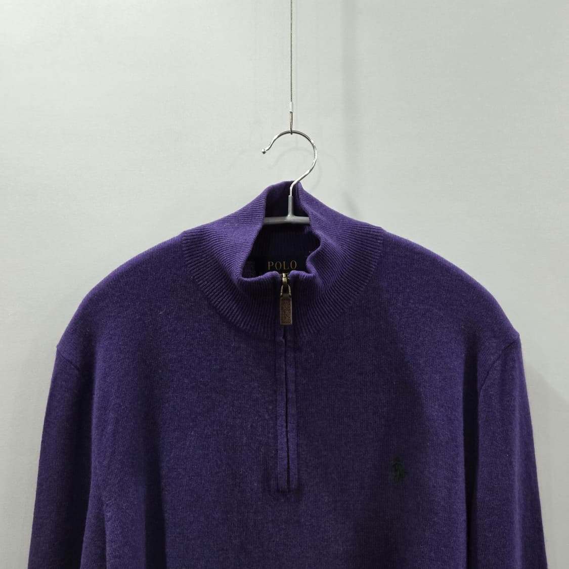 폴로랄프로렌 메리노울 풀오버 하프집업 니트 M 상품이미지2