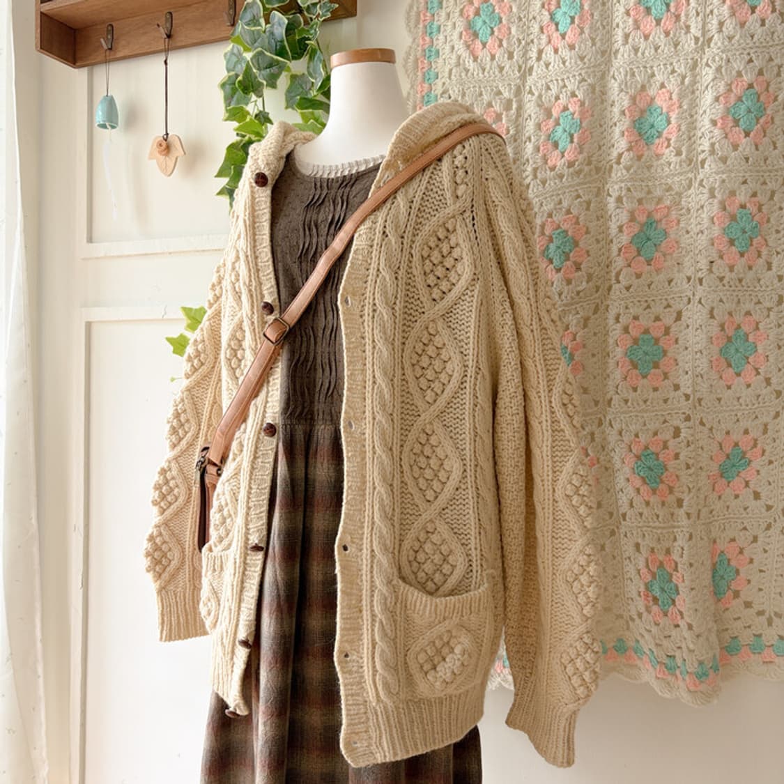 셀니빈티지 모리걸 코디세트 에이프런 원피스 사만사모스 티셔츠 상품이미지3