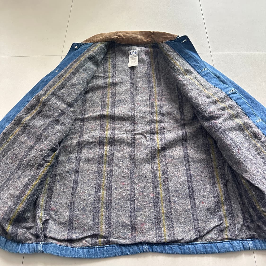 70s 리(Lee) 데님 블랭킷 초어자켓 81-LJ 42L 상품이미지7