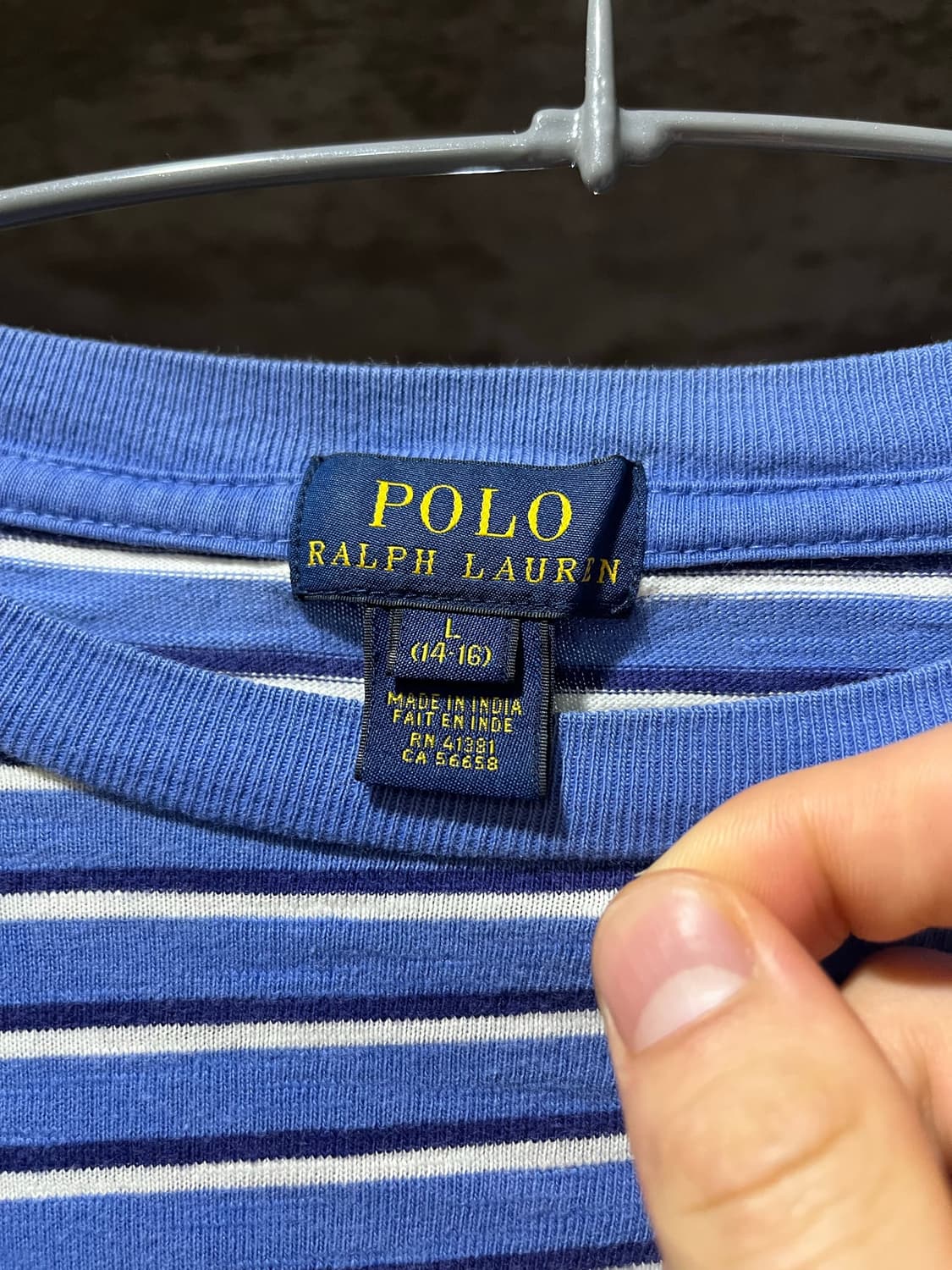POLO RALPH LAUREN SKY STRIPE SHIRT 상품이미지3