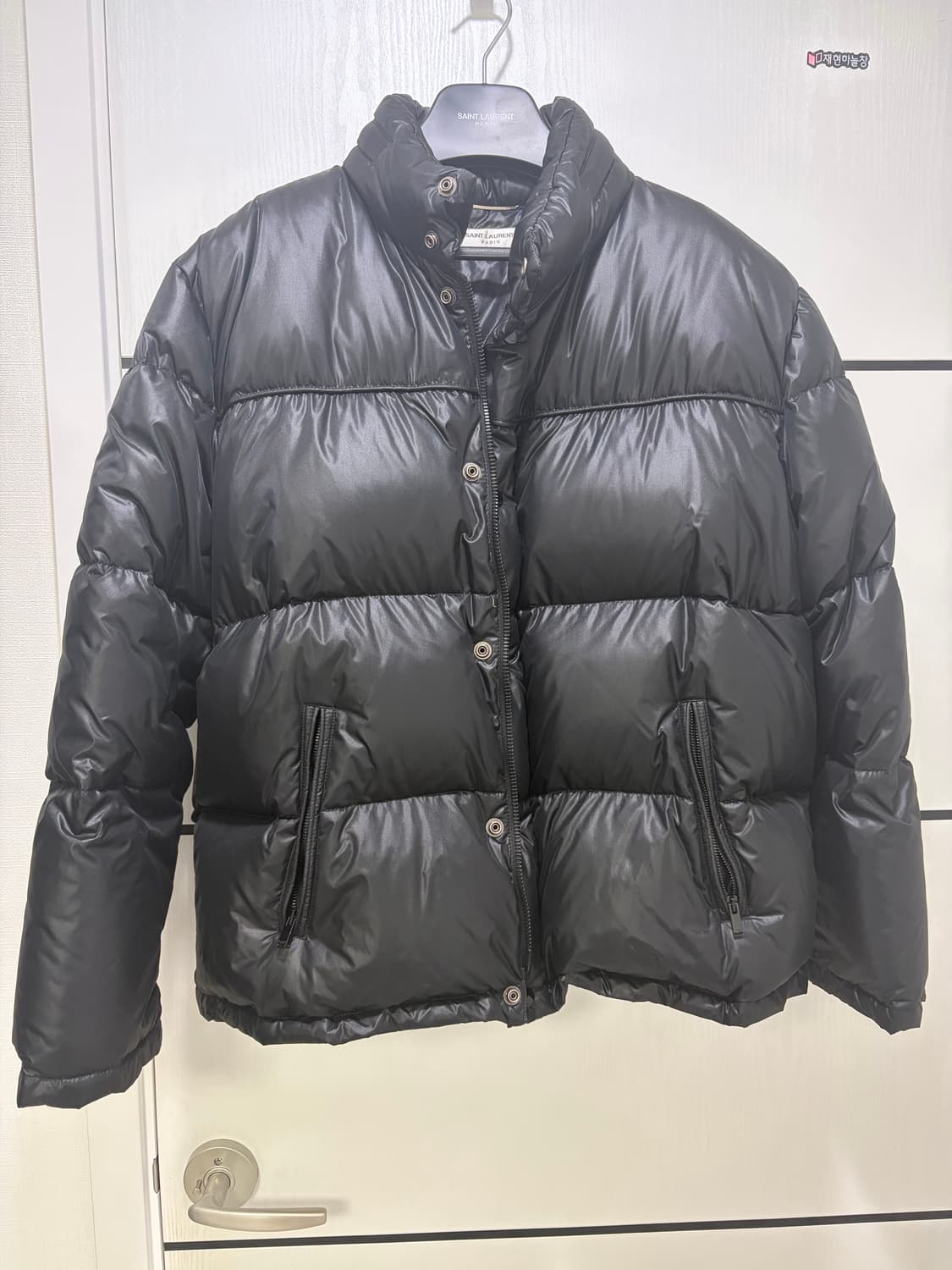 생로랑 래커드 패딩  상품이미지5