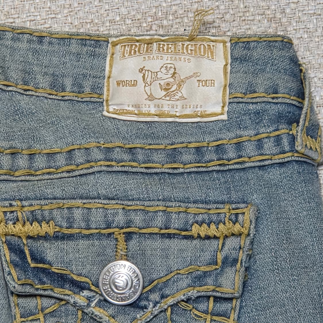 True Religion 트루릴리젼 빈티지 스티치 부츠컷 데님  상품이미지8