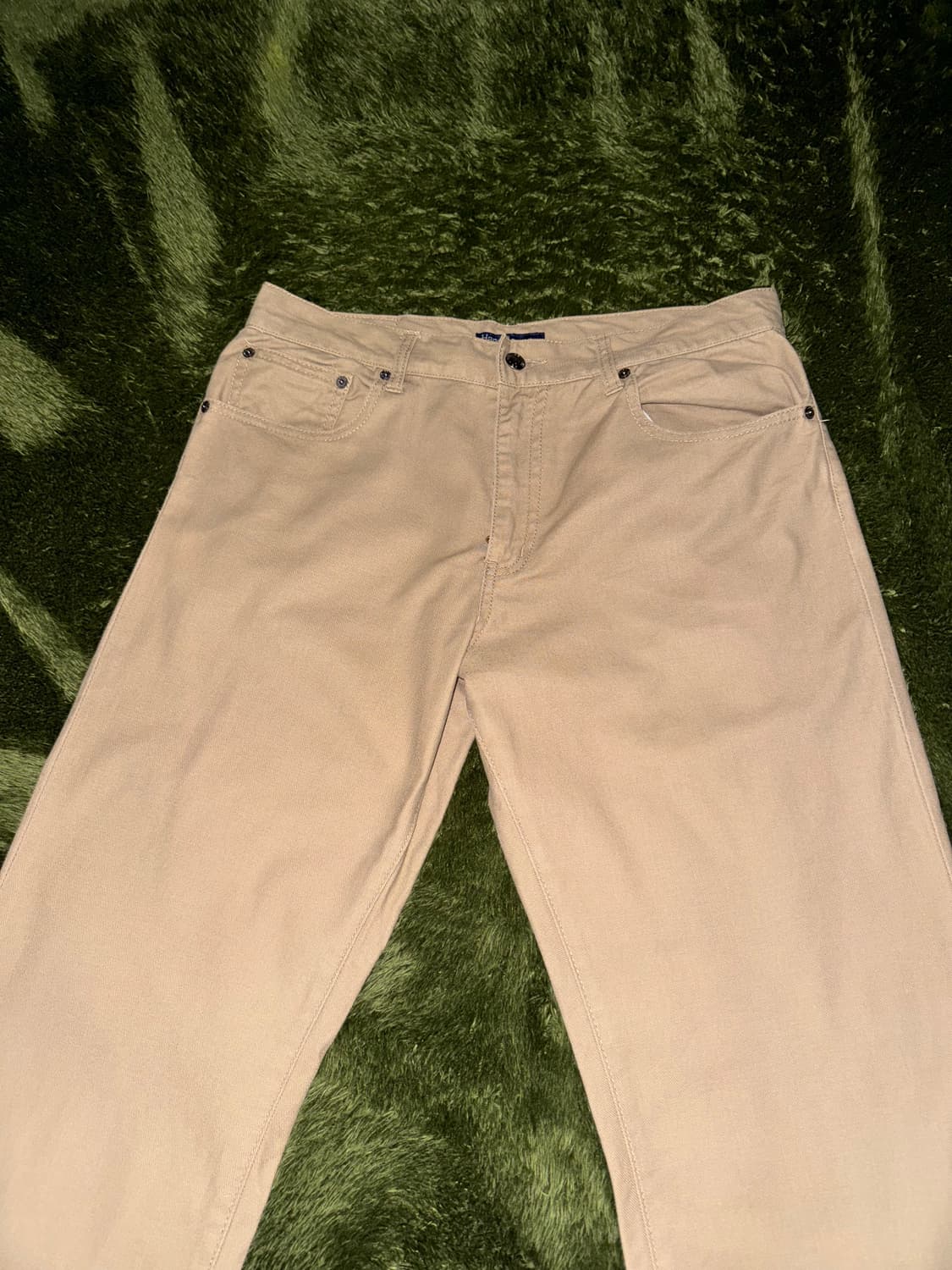 HANES 헤인즈 재팬 릴렉스 핏 워시드 코튼 치노 팬츠 베이지 상품이미지6