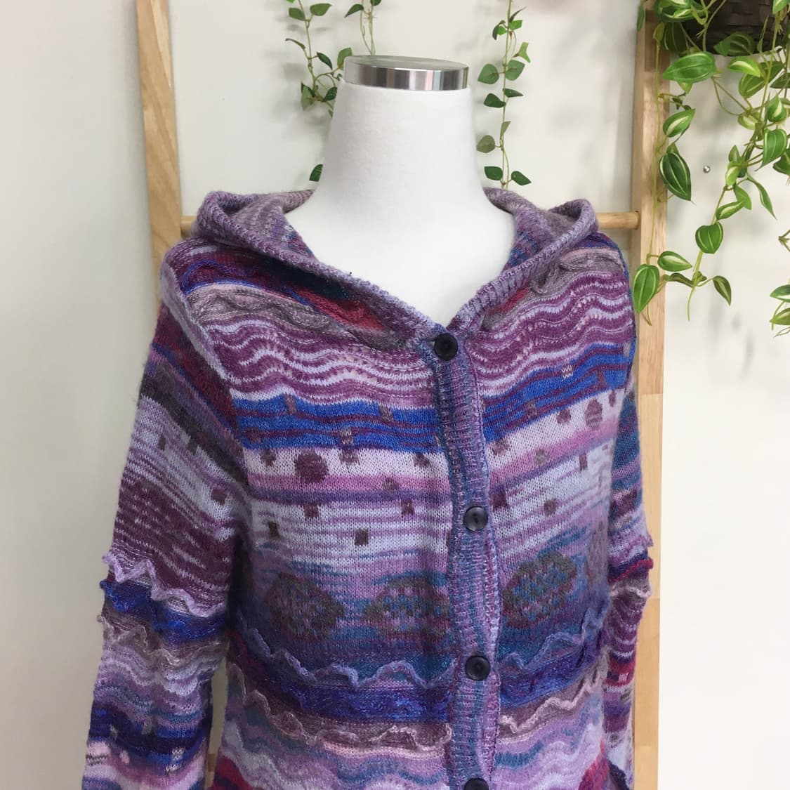 JPN/하구미가디건 모리걸가디건 하구미후드가디건 보헤미안후드가디건 상품이미지3