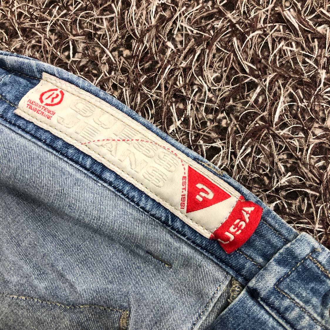 게스 USA 플레어 부츠컷 데님 팬츠 상품이미지5