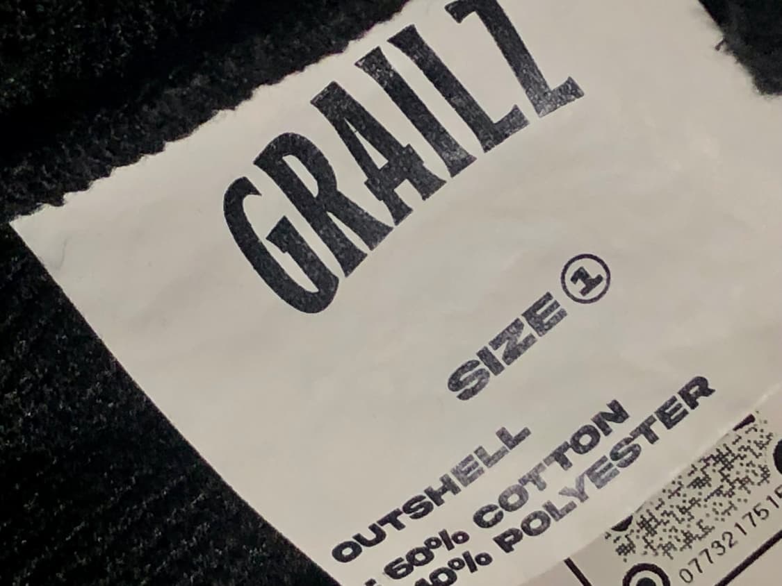 1) 그레일즈 시그니처 후드티 (블랙) 상품이미지6