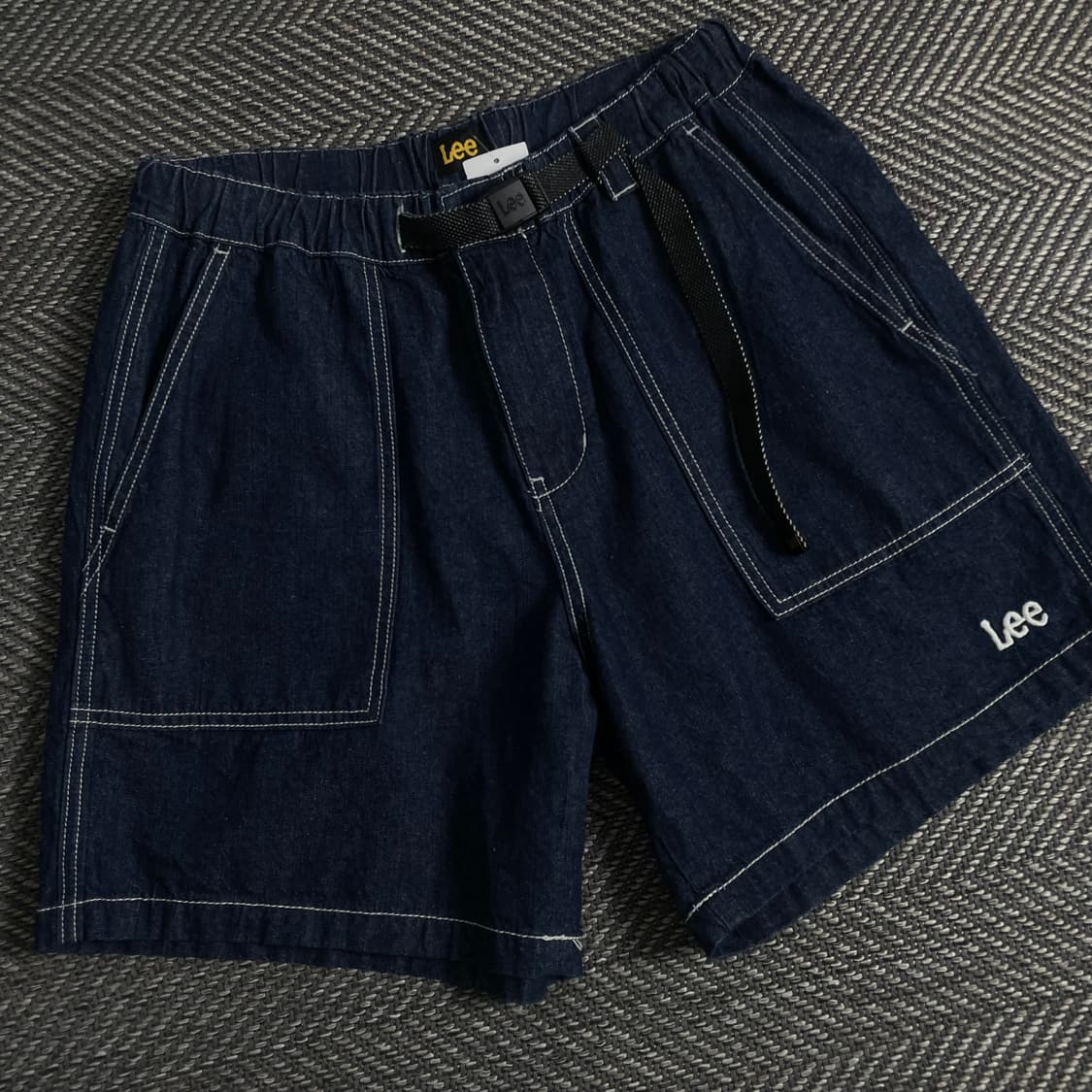 Lee 벨티드 데님 하프 팬츠o 3431 상품이미지2