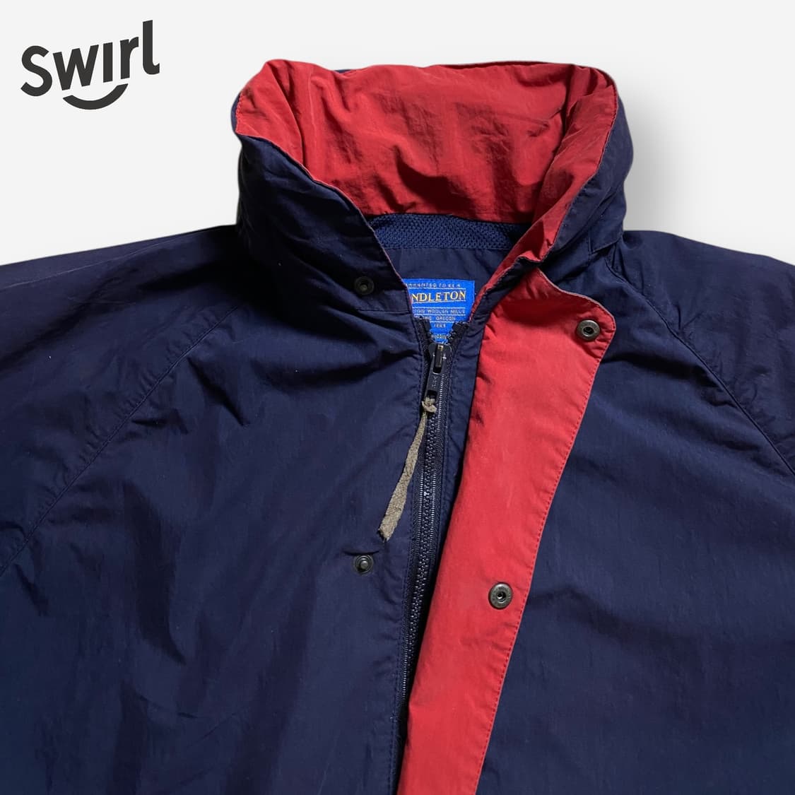 🌊90s pendleton Nylon outdoor jacket 상품이미지4