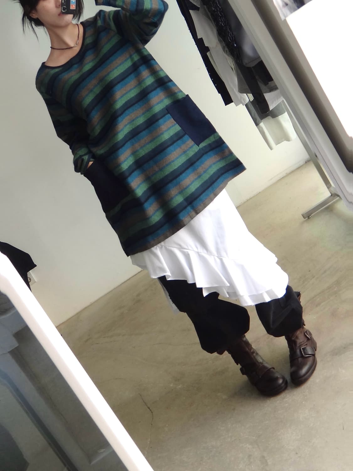 Stripe warm pocket ops  상품이미지2