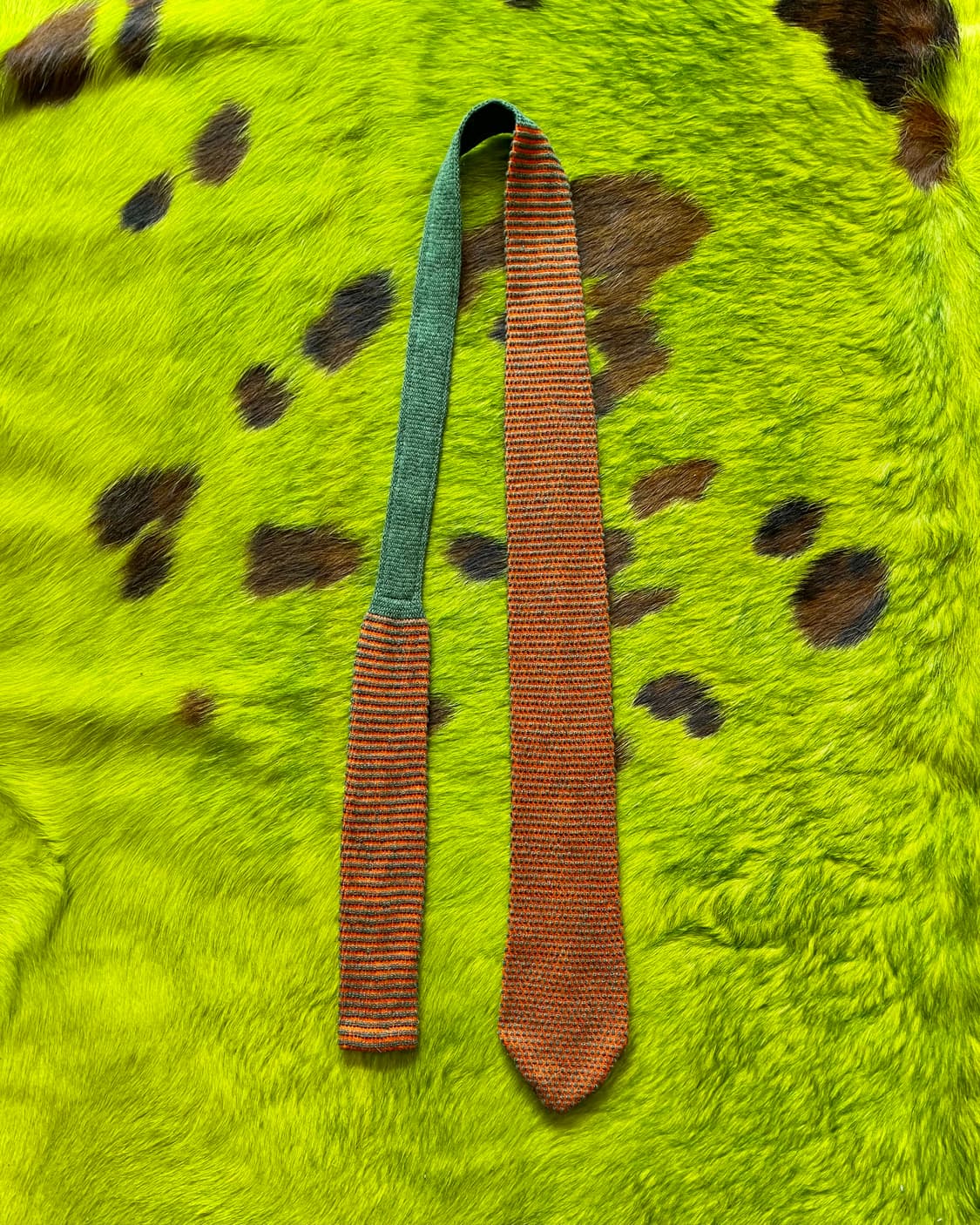 1980s Mila Schon Old Cashmere Knit Tie 상품이미지4
