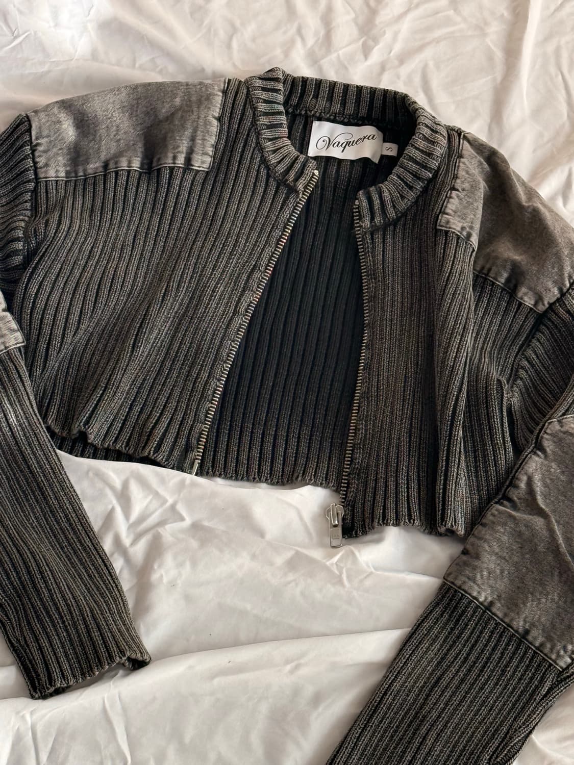 VAQUERA Black Military Cardigan 상품이미지3