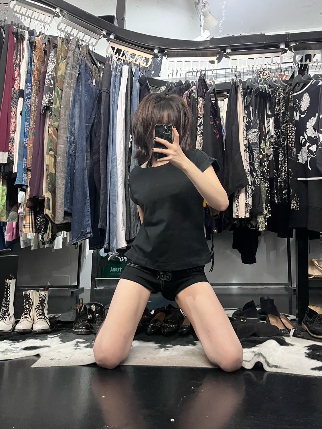 MHL 크롭 반팔 상품이미지1