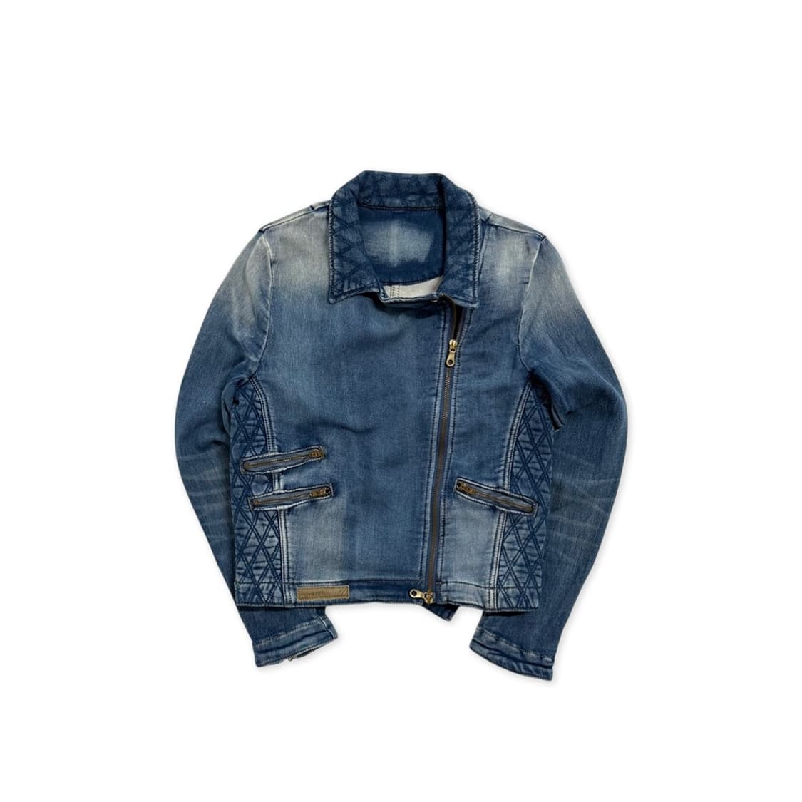 빈티지 크롭데님 자켓  상품이미지1
