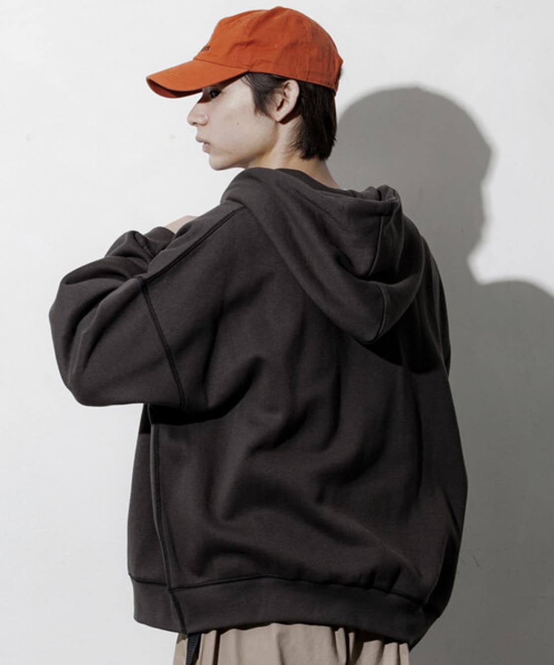 프릭스스토어 12온즈 오버핏 후드집업(블랙) 상품이미지3