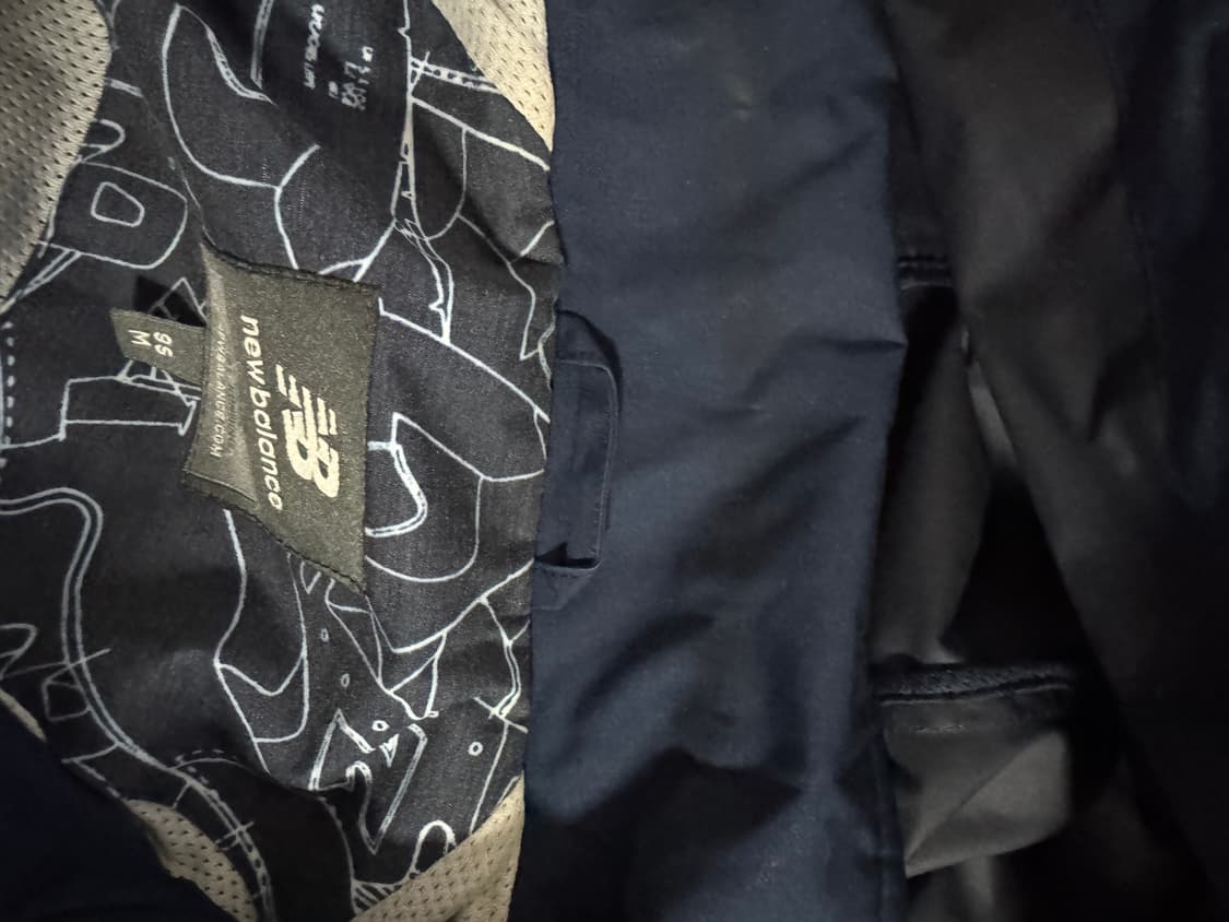 뉴발란스 캐쥬얼 후드 코치자켓 M 네이비 상품이미지5