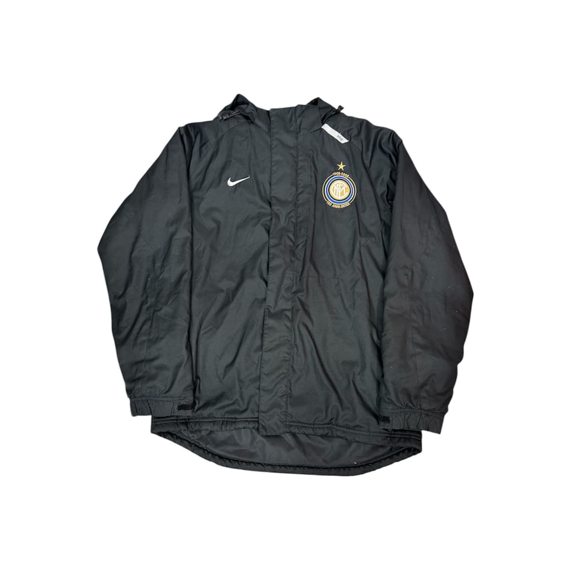 03 나이키 블랙 인터밀란 100주년 패딩 점퍼 바람막이 자켓 M 상품이미지5