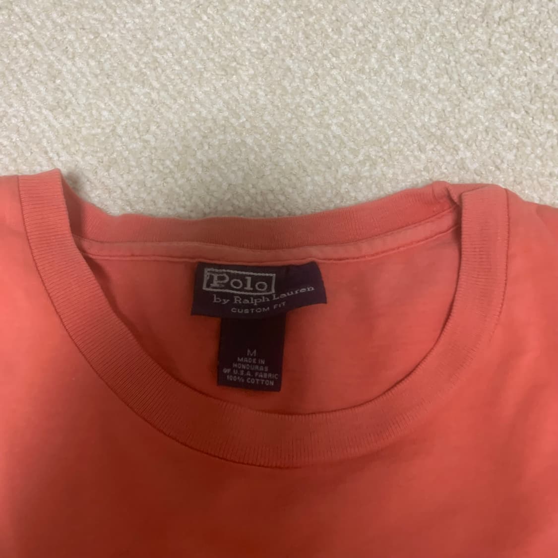 폴로 랄프로렌 피치 라운드 반팔티셔츠 105 상품이미지2