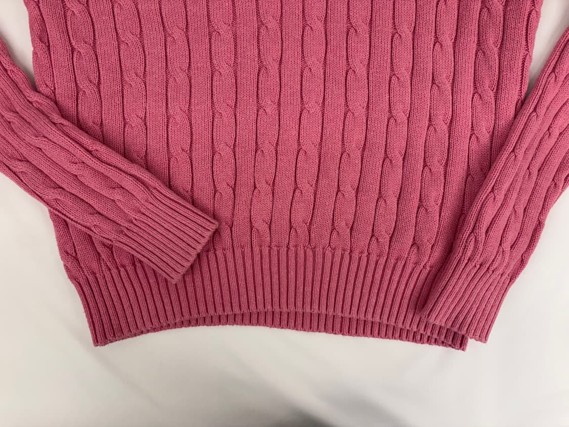 [L] 폴로 랄프로렌 핑크 케이블 니트 상품이미지3