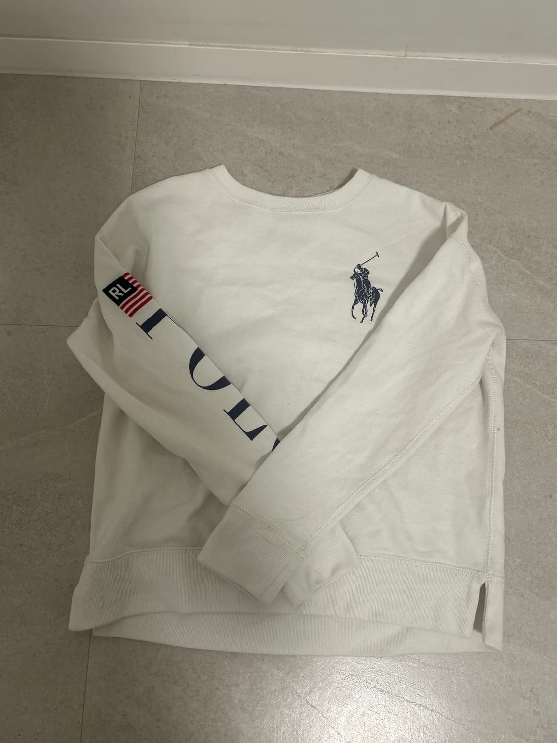 희귀매물) 폴로 빅포니 성조기 맨투맨 상품이미지1