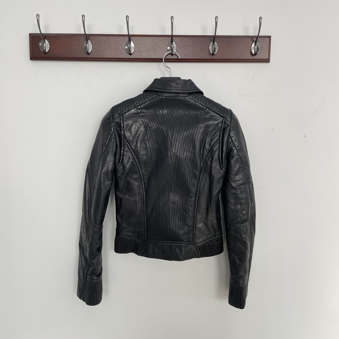 y2k 마쥬 라이더 레더 가죽 자켓 상품이미지3