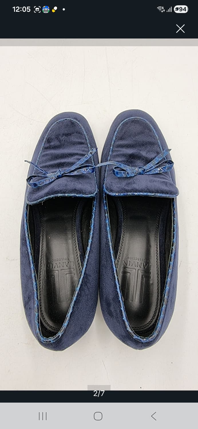 정품 랑방컬렉션 스웨이드단화250 상품이미지2