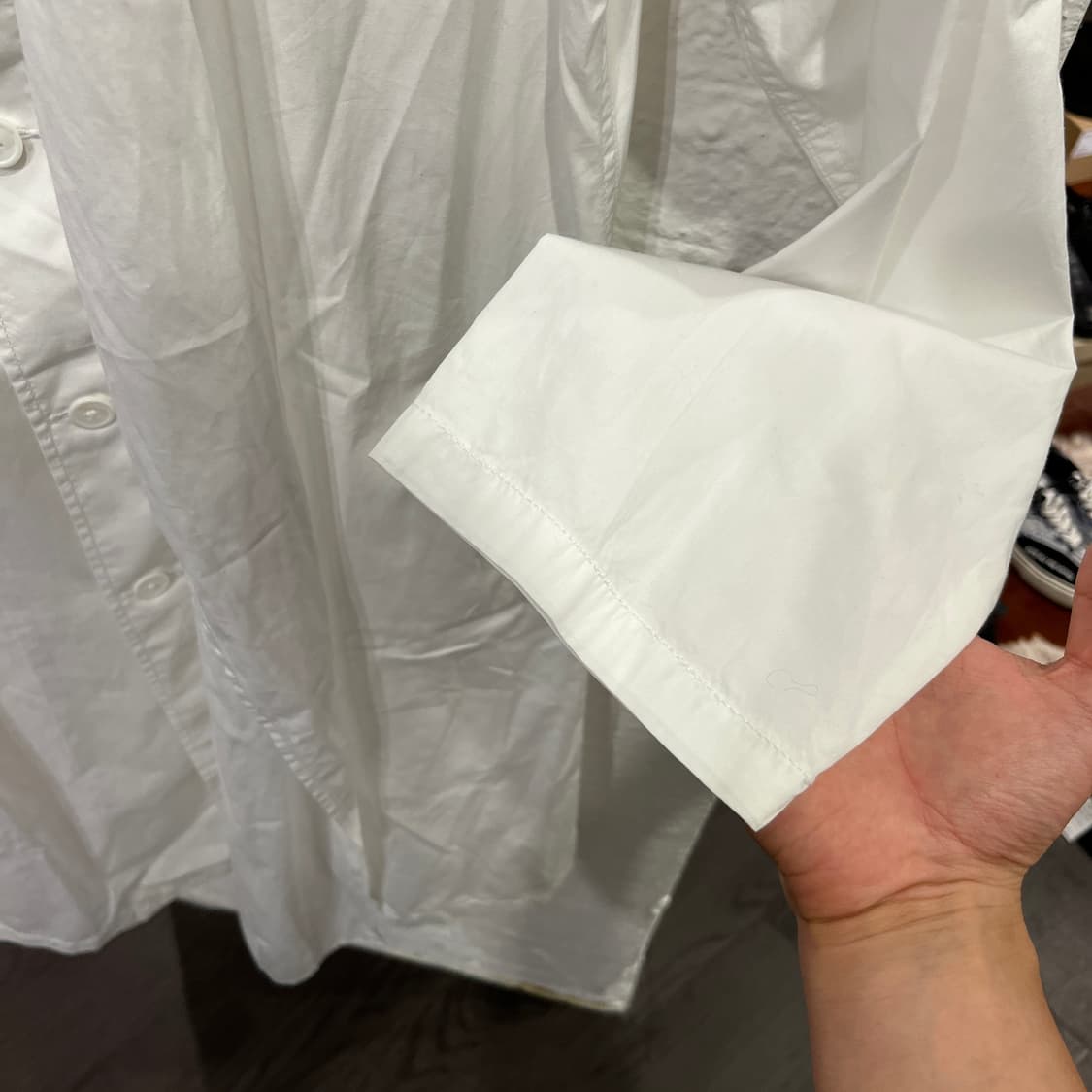 요지야마모토 푸르옴므 스카프 레이어드 샵코트 상품이미지4