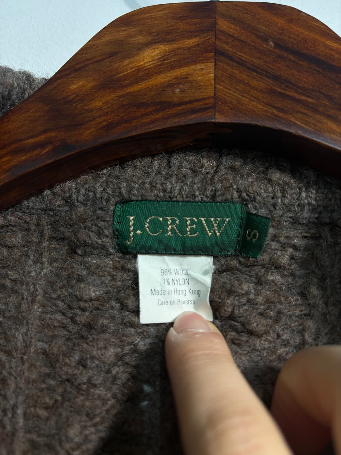 J.crew 케이블 울 가디건 s~m 상품이미지8