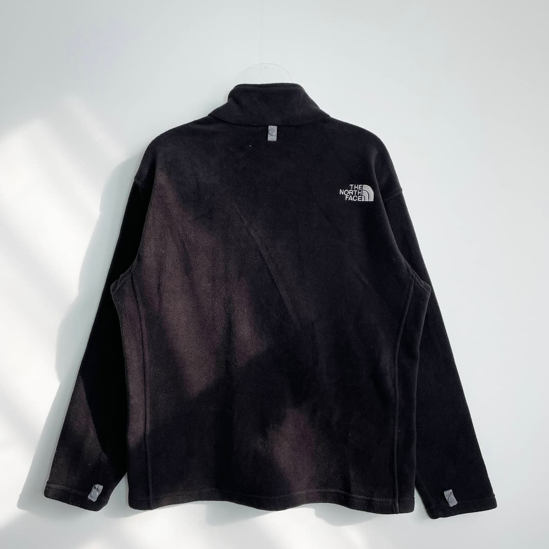 B1 노스페이스 블랙 플리스 집업 재킷 100사이즈 상품이미지3
