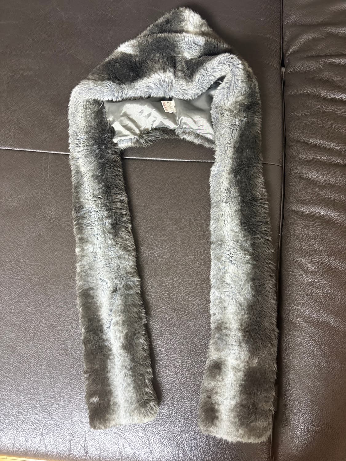 비비안 웨스트우드 퍼 머플러 후드 상품이미지1