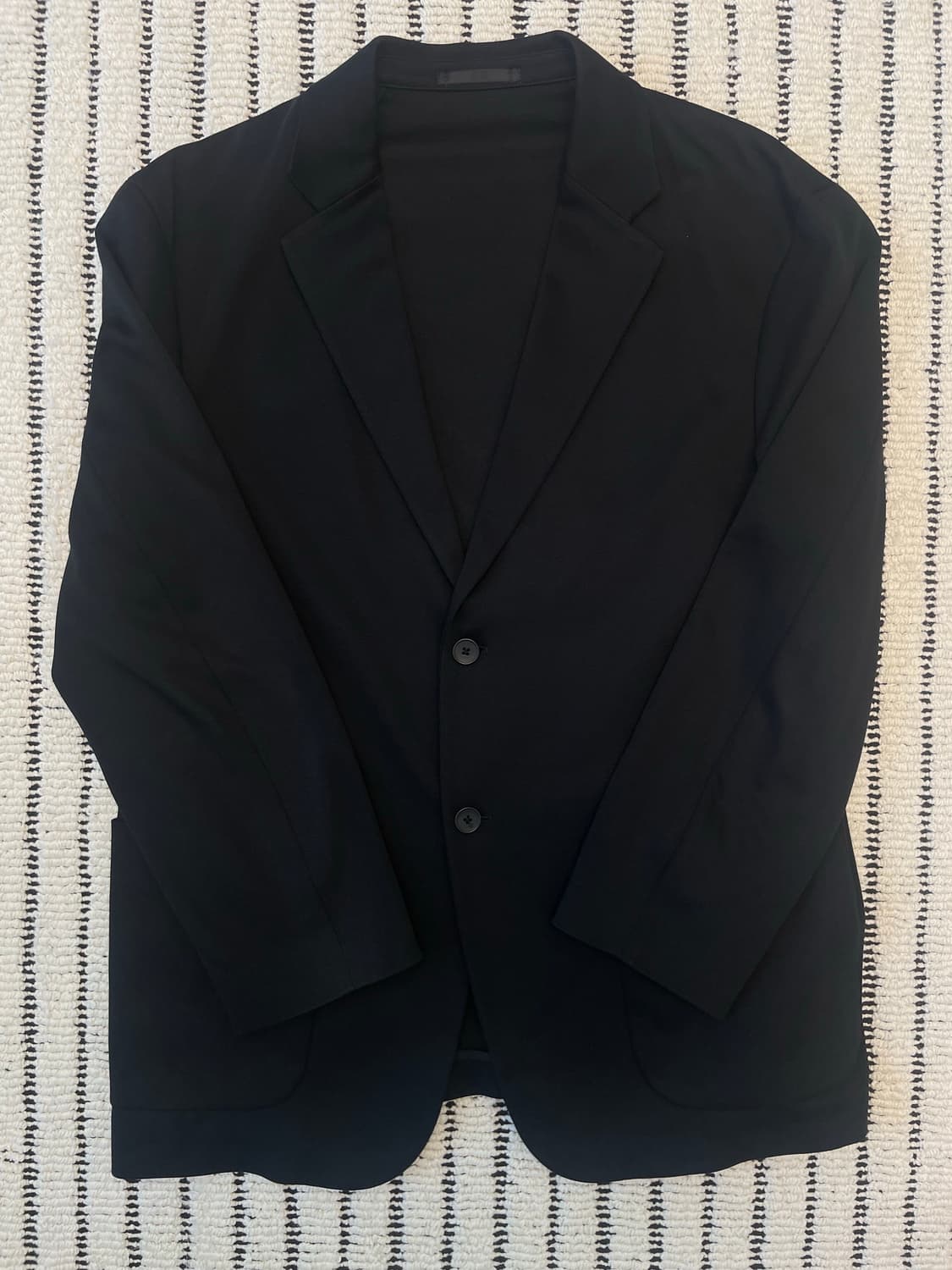 유니클로 저지자켓 블랙 상품이미지1