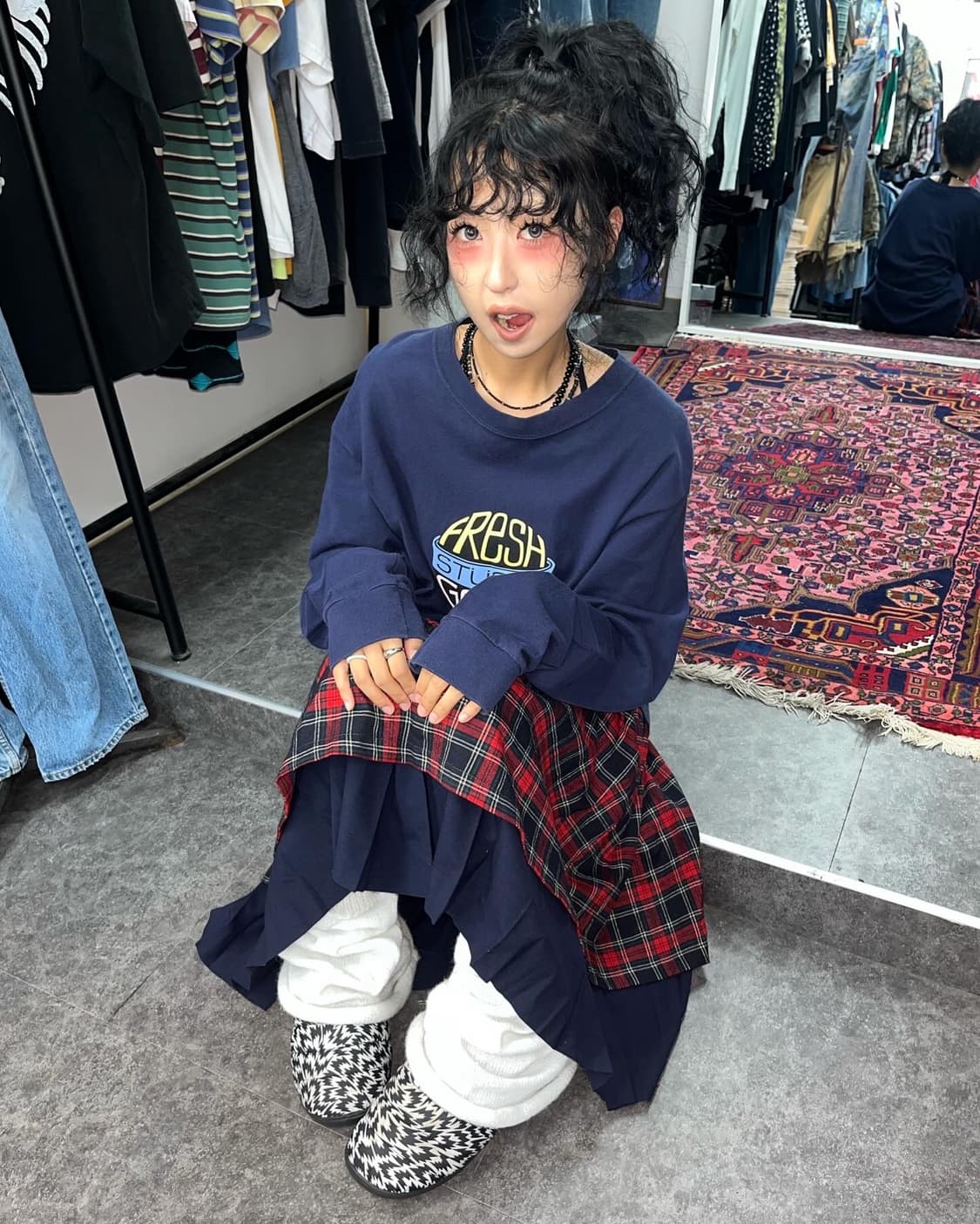 Stussy Logo Printing L/S 상품이미지1