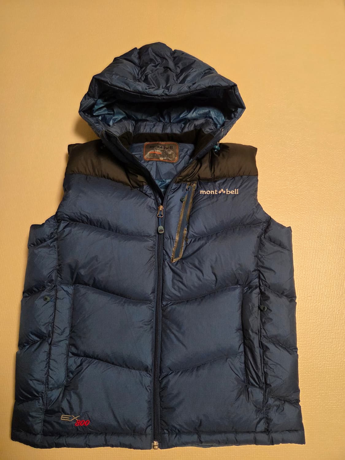 몽벨 거위털 화이트구스 
 패딩조끼 베스트 상품이미지1