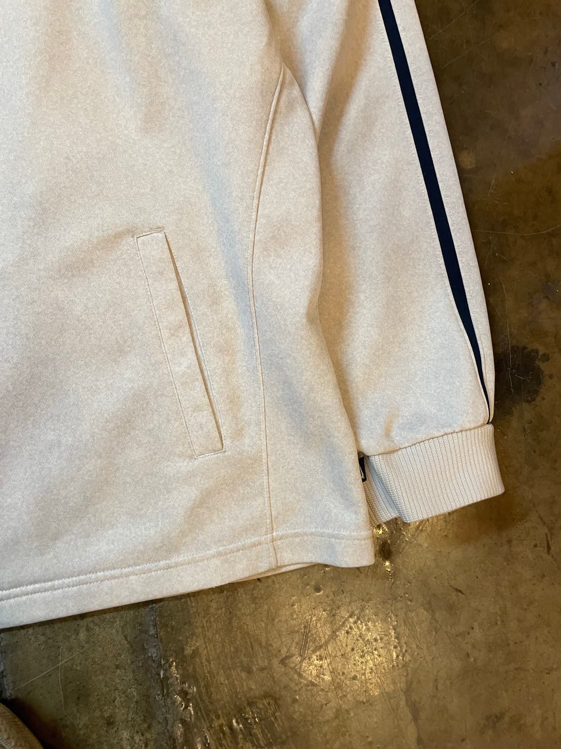 나이키 00s 오트밀 사이드라인 드라이핏 올드스쿨 트랙탑 집업 져지 상품이미지4