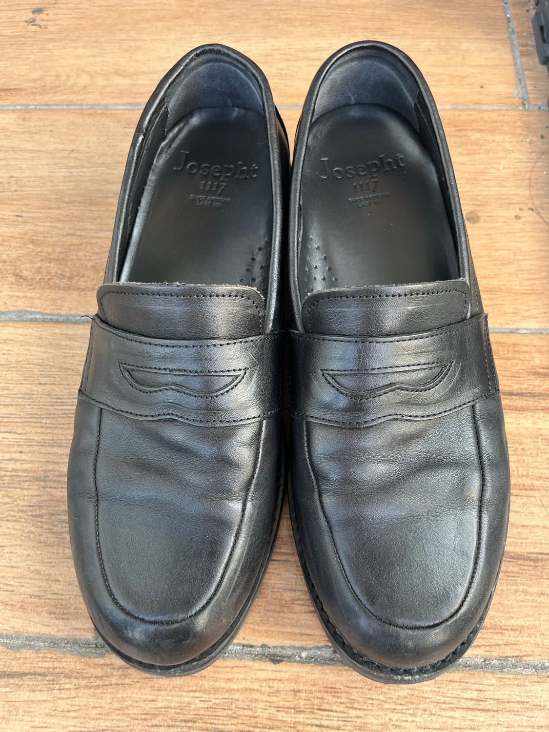 조셉트 JOSEPHT 비브람 말가죽 모건 블랙 로퍼 상품이미지2