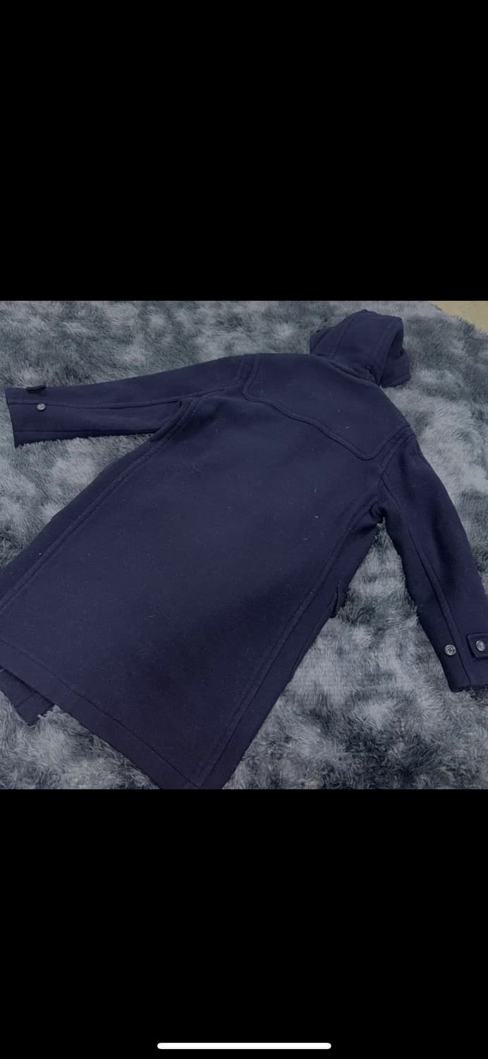 투티/0083 CHECOS HOMME 후드 떡볶이 더플 코트 네이비 상품이미지4