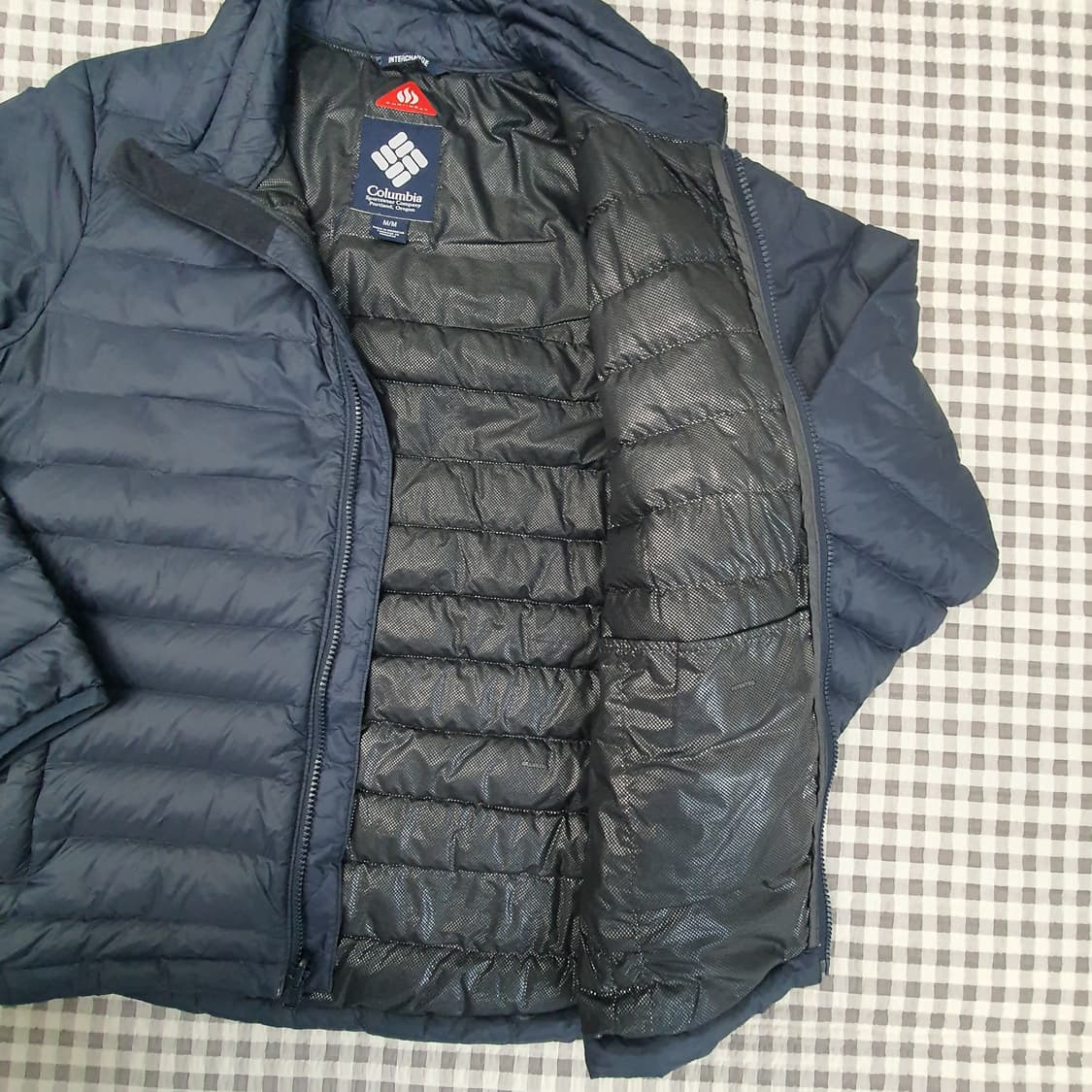 컬럼비아 오리털 경량패딩 남자95~100 상품이미지5