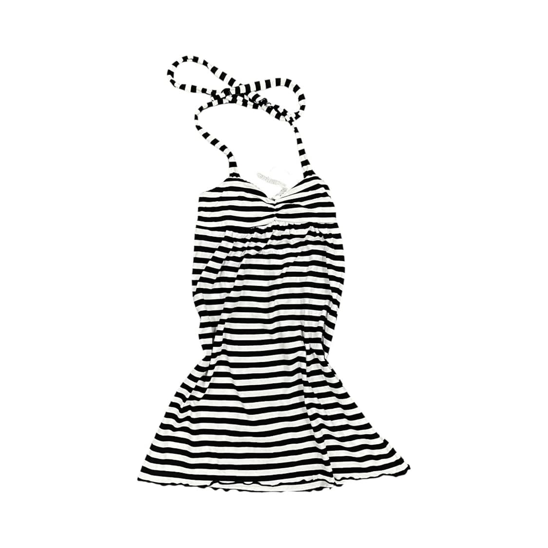 [LIZ LISA] 고전 리즈리사 홀터넥 스트라이프 원피스 상품이미지1