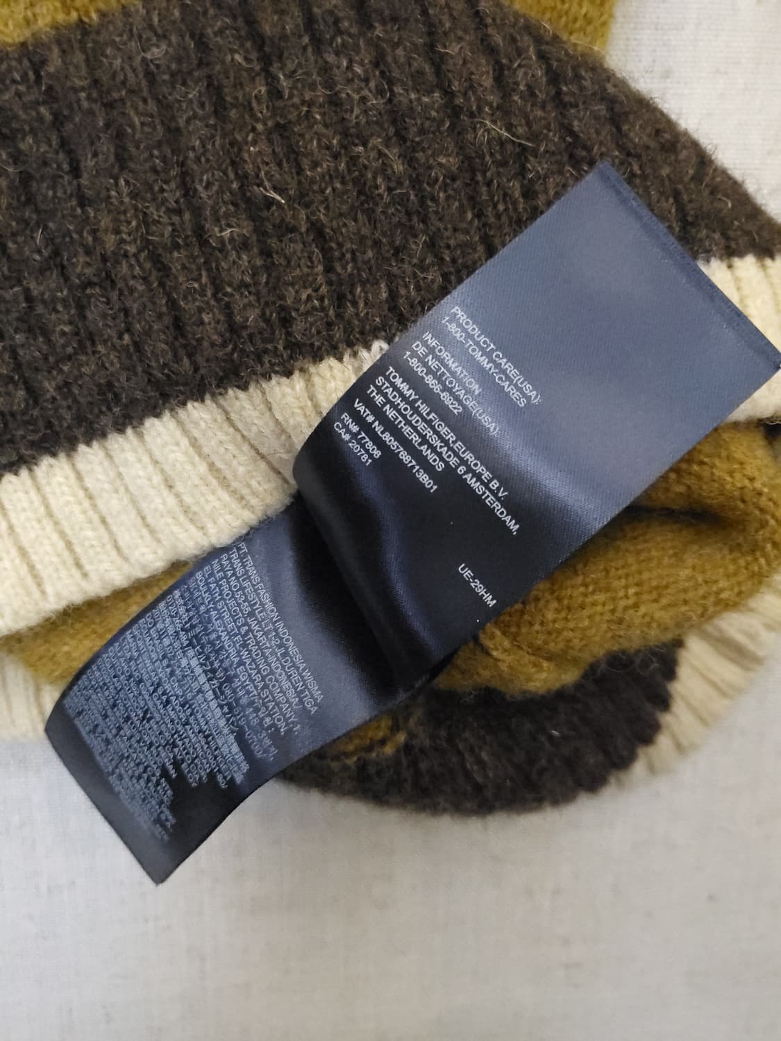 타미힐피거 컬러블록 니트 스웨터 s 상품이미지6