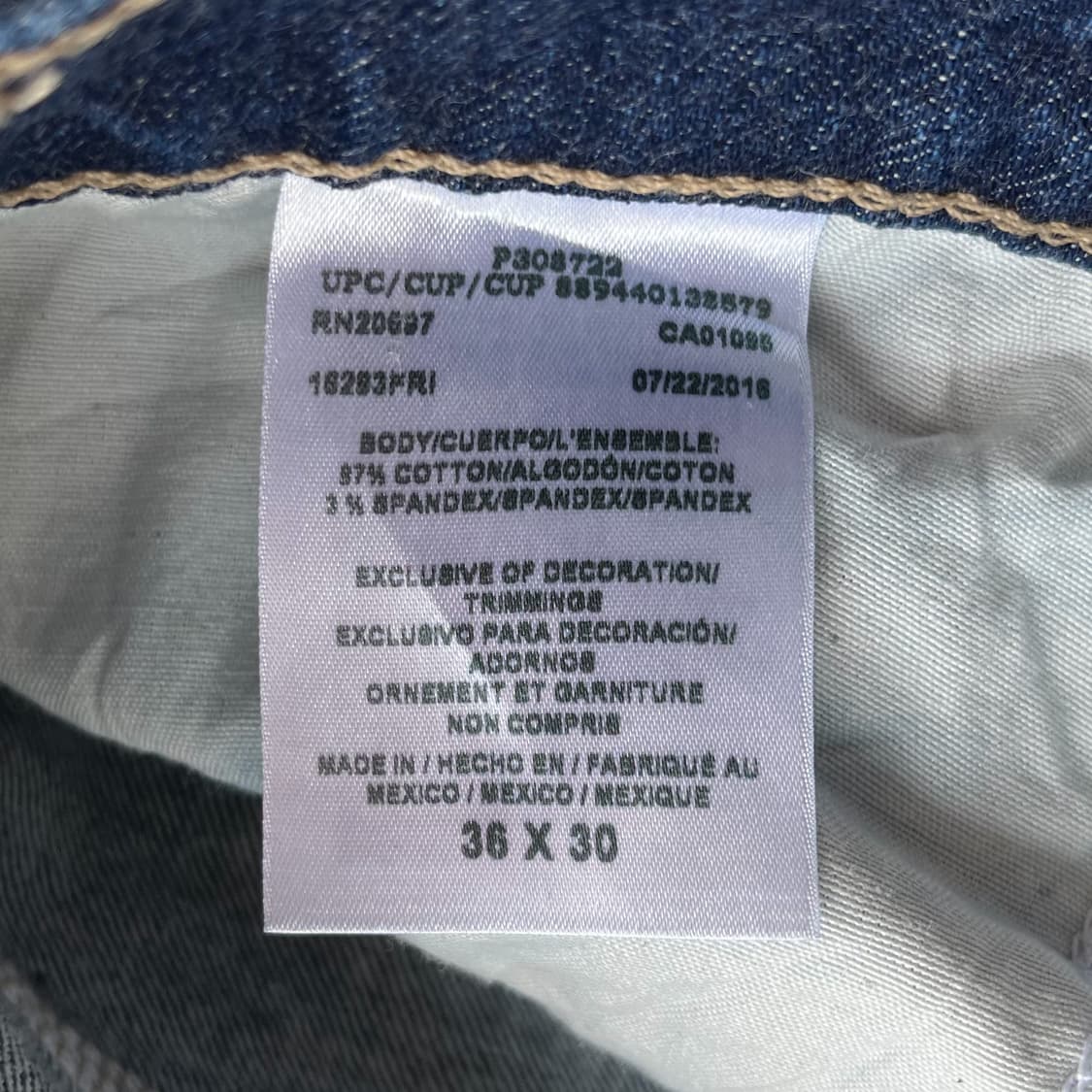 디키즈 진청 와이드 데님 카펜터 워크 팬츠 상품이미지9