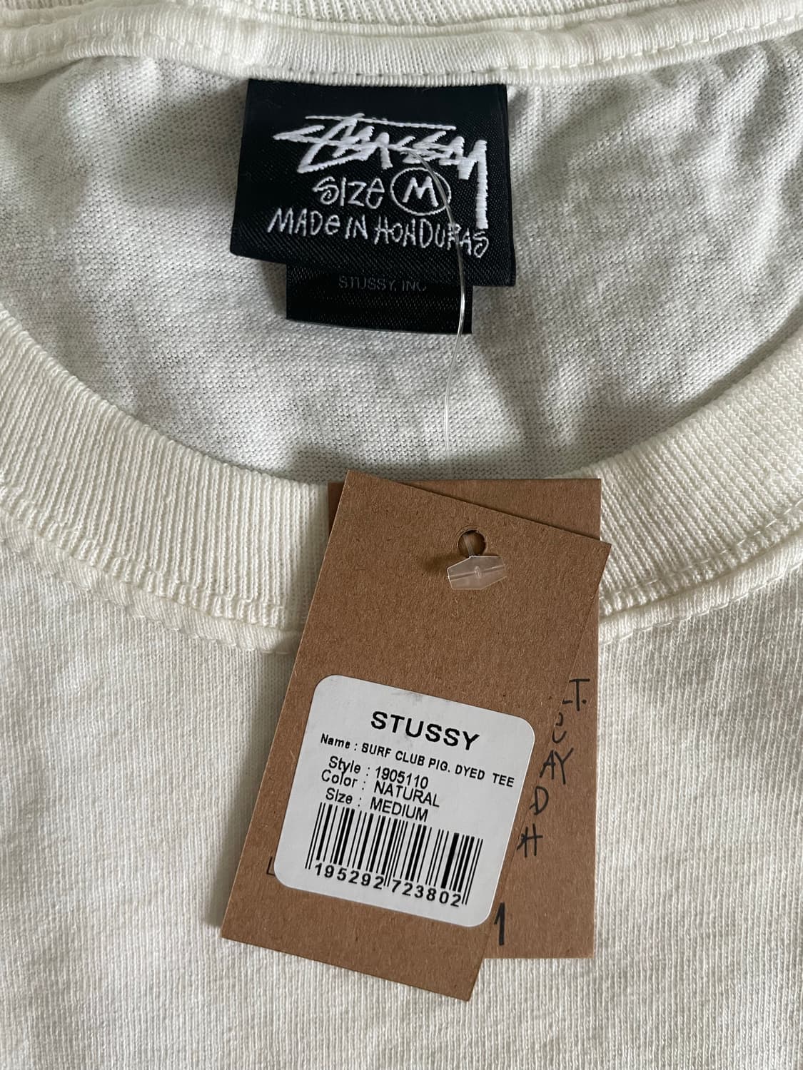 STUSSY SURF CLUB TEE PIGMENT DYED 상품이미지3