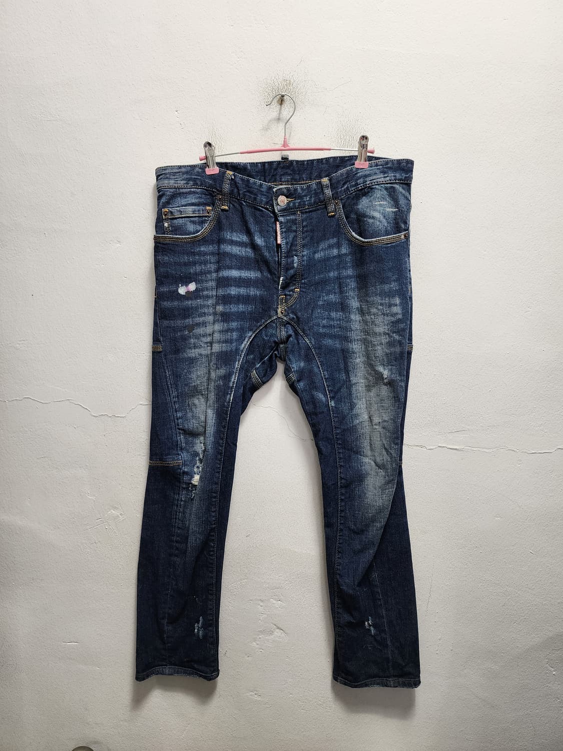 디스퀘어드2 가죽패치 청바지 상품이미지2