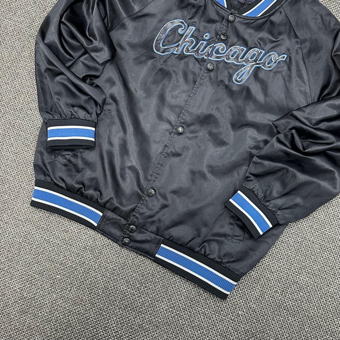MLB 00s 올드스쿨 시카고컵스 새틴 야구점퍼 105 상품이미지5